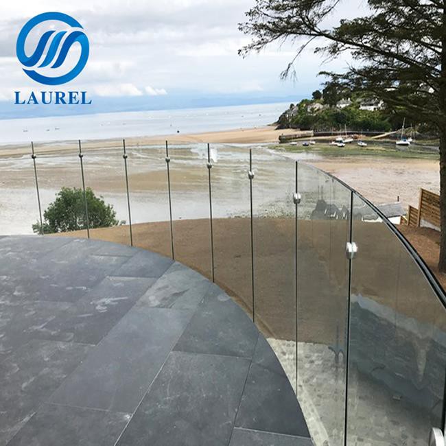 Competitive Price 12mm Curved Bended Tempered Glass For Building